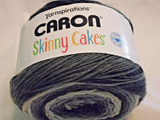 Caron Skinny Cakes Yarn 8.8 oz 795 yds Acrylic Light 3 Knitting Crochet Skein
