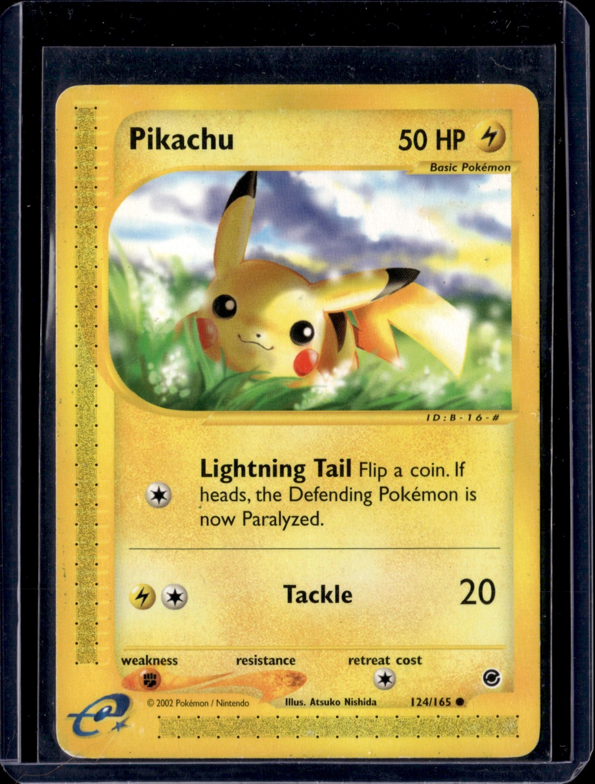 Pikachu - 124/165 / E Card Expedition 2002  (NM) / Pokémon TCG