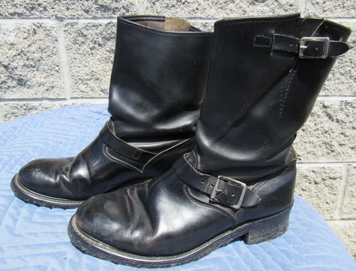 9E 50s Vintage Sears? Engineer Harness Motorcycle Riding Boots Biker Very Cool!