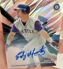 2015 Topps High Tek - Autographs Edgar Martinez