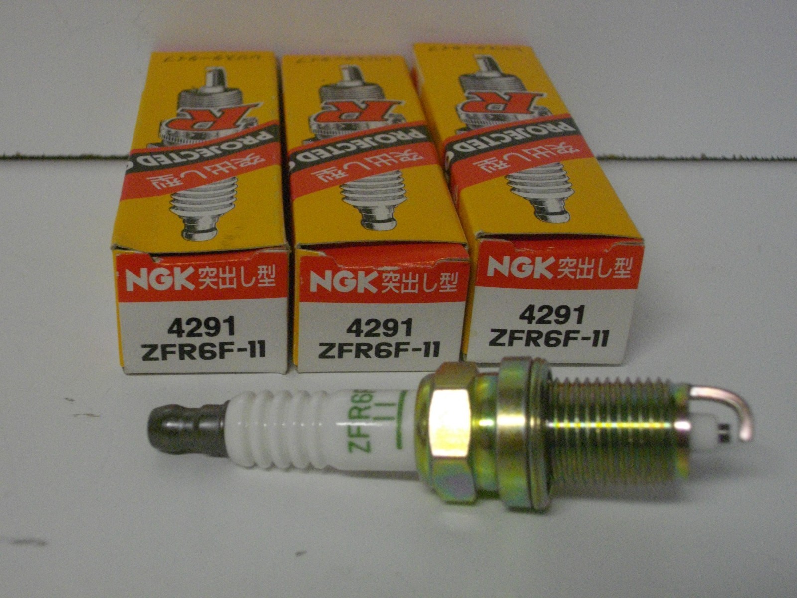 NGK ZFR6F-11 / 4291 spark plug pack of 3 each outboard boat marine