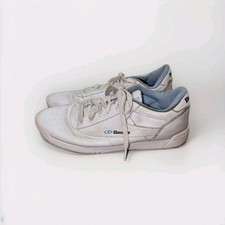 Vintage Dexter Bowling Shoes Leather SIZE 10 White Baby Blue Women's Sports