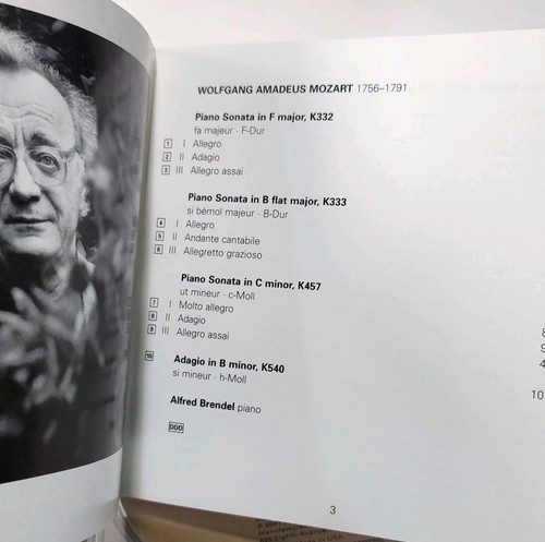 Mozart Alfred Brendel Klaviersonaten CD - Bild 2 von 3