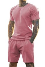 Men Short Sets Outfits 2 Piece Casual Summer Outfit for Men Beach Vacation Es...