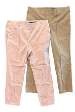 Nina Leonard Women's Millennium Tummy-Smoothing Ankle Pant - Pink  Brown - PXL
