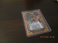 jp massey rookie auto 2022 prizm dp numbered/15 red gold tiger