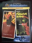 Masque Red Death Premature Burial Midnite Movies Double Feature Price DVD Mint