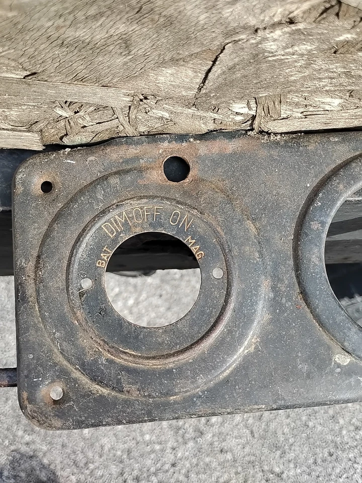 1919 - 1925 Ford Model T Dash Plate  Dash Switch Plate  - Image 2 of 4