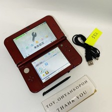[RANK B] New Nintendo 3DS XL LL Metallic Red Console Japanese (552