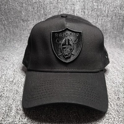 New Era 9FORTY Las Vegas Raiders Black on Black Snapback Hat Cap NFL