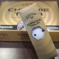 Brand New Sleeve 3 Callaway Chrome Tour RPT balls for Rapsodo MLM2PRO