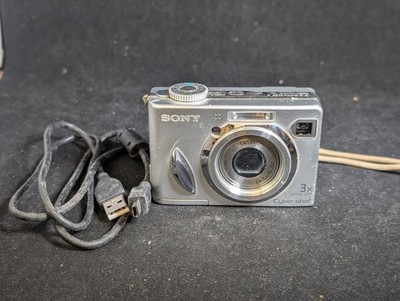 Sony Digital Camera Cybershot DSC-W7 7.2MP Mpeg movie VX Silver