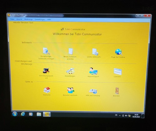 Tobii Dynavox I15 mit Augensteuerung Software Akku Netzteil komplett gebraucht - Bild 3 von 8