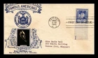 DR JIM STAMPS US COVER WALT WHITMAN FAMOUS AMERICANS FDC CROSBY PHOTO CACHET