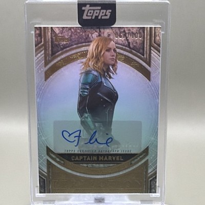 Topps Marvel The Collector Captain Marvel Brie Larson Autograph MP-BL 067/100