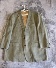 ORVIS Blazer Men's 52L Green Silk/Acetate 2 Button Sport Coat Jacket