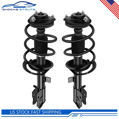 #ad Pair Front Quick Complete Strut Coil Spring For 2007 2017 Jeep Compass Patriot $105.96