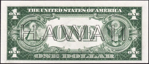 USPC FR#2300 $1 1935 A FRN HAWAII GRADED PMG 63 EPQ CHOICE UNCIRCULATED - Picture 4 of 4