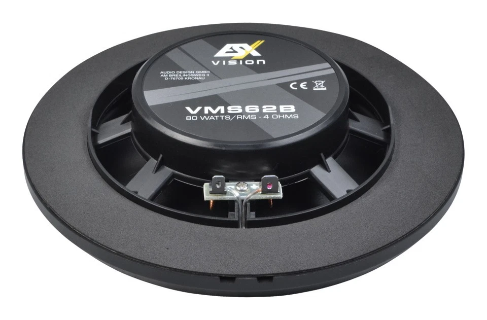 ESX Vms62b Haut-Parleur Plafond Marine Bateau Mauvais Sauna Extérieur Plat 16cm - Photo 3/4