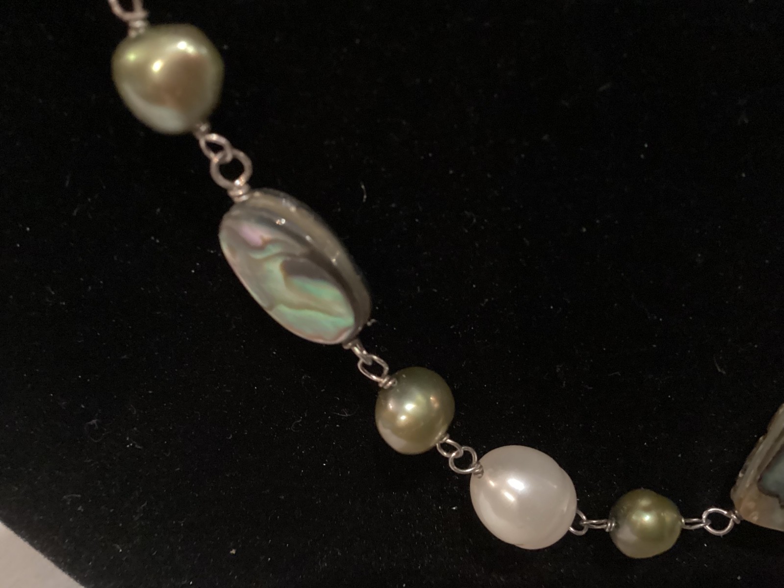 AUTHENTIC SIGNED CGI STERLING SILVER, CULTURED PE… - image 9