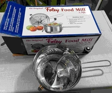 Mirro 50025 Foley Stainless Steel Healthy Food Mill Cookware, 3.5-Quart, Silver