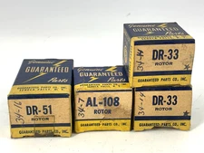 Genuine Guaranteed Parts Rotors (Qty 4 Total) (2) DR-33, (1 Ea) DR-51, AL-108