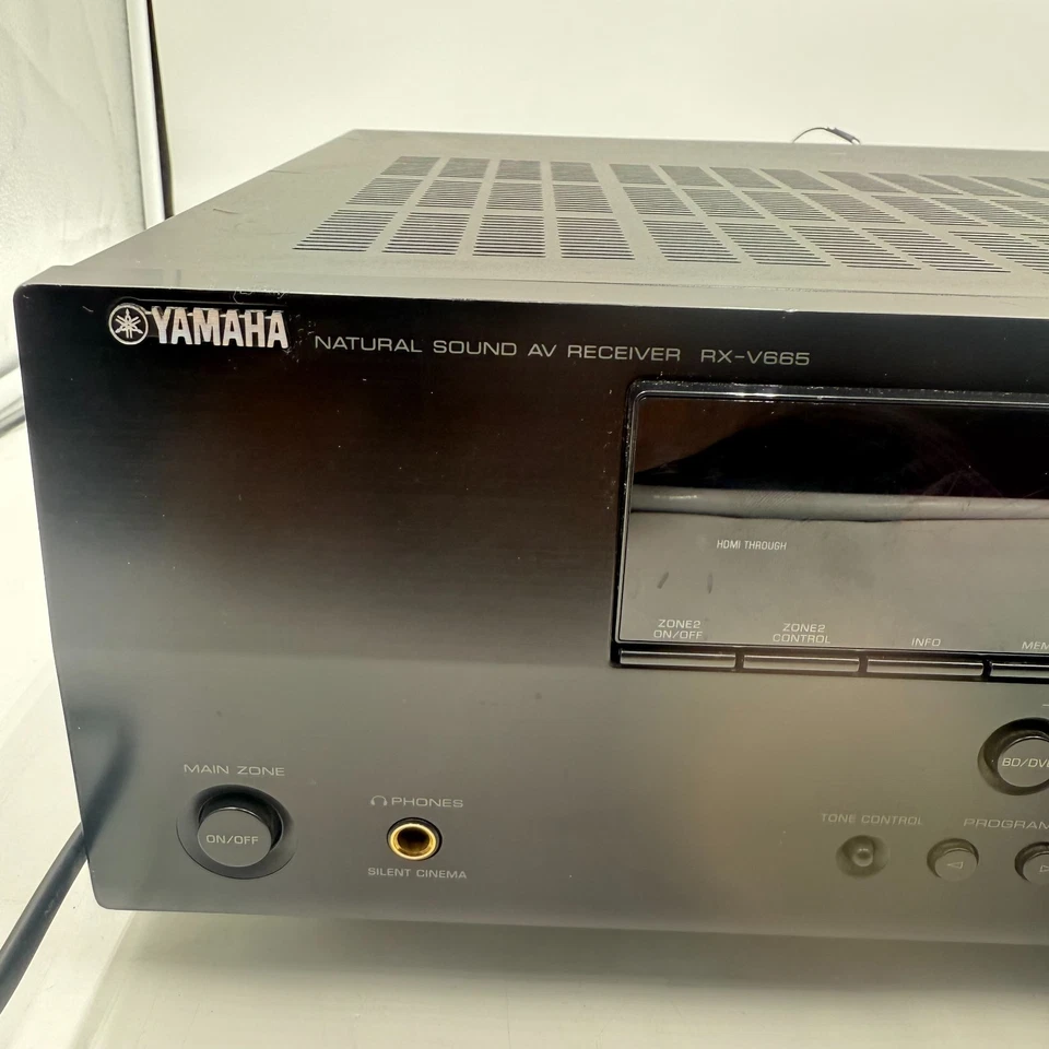 Yamaha RX-V665 Natural Sound HDMI AV Stereo Receiver 7.2 Channel Home Theater - Image 3 of 4