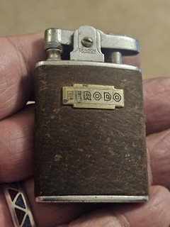 1930s Art Deco Ronson Promotional Lighter Ferodo