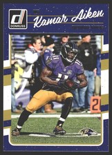 Kamar Aiken #24 2016 Donruss Baltimore Ravens