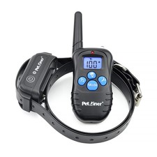 Petrainer Waterproof Rechargeable Shock Collar for Dogs with Remote 330 yd