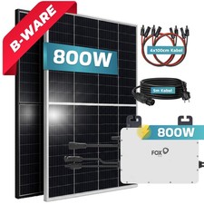 800W Balkonkraftwerk mit Foxess Wechselrichter WLAN "B-Ware" Komplettset