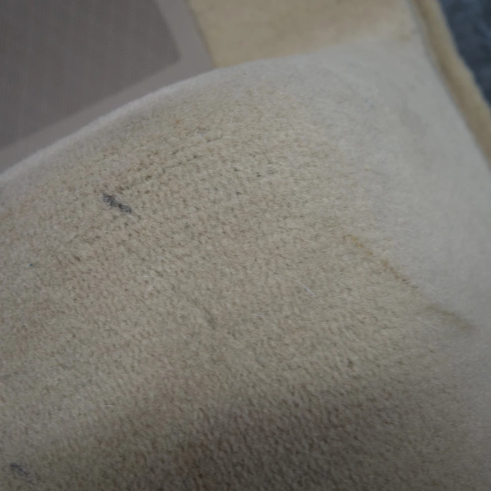 BMW E46 Serie 3 Touring Wagon 2000-2005 alfombra lateral izquierda trasera beige OEM Foto 3 de 4