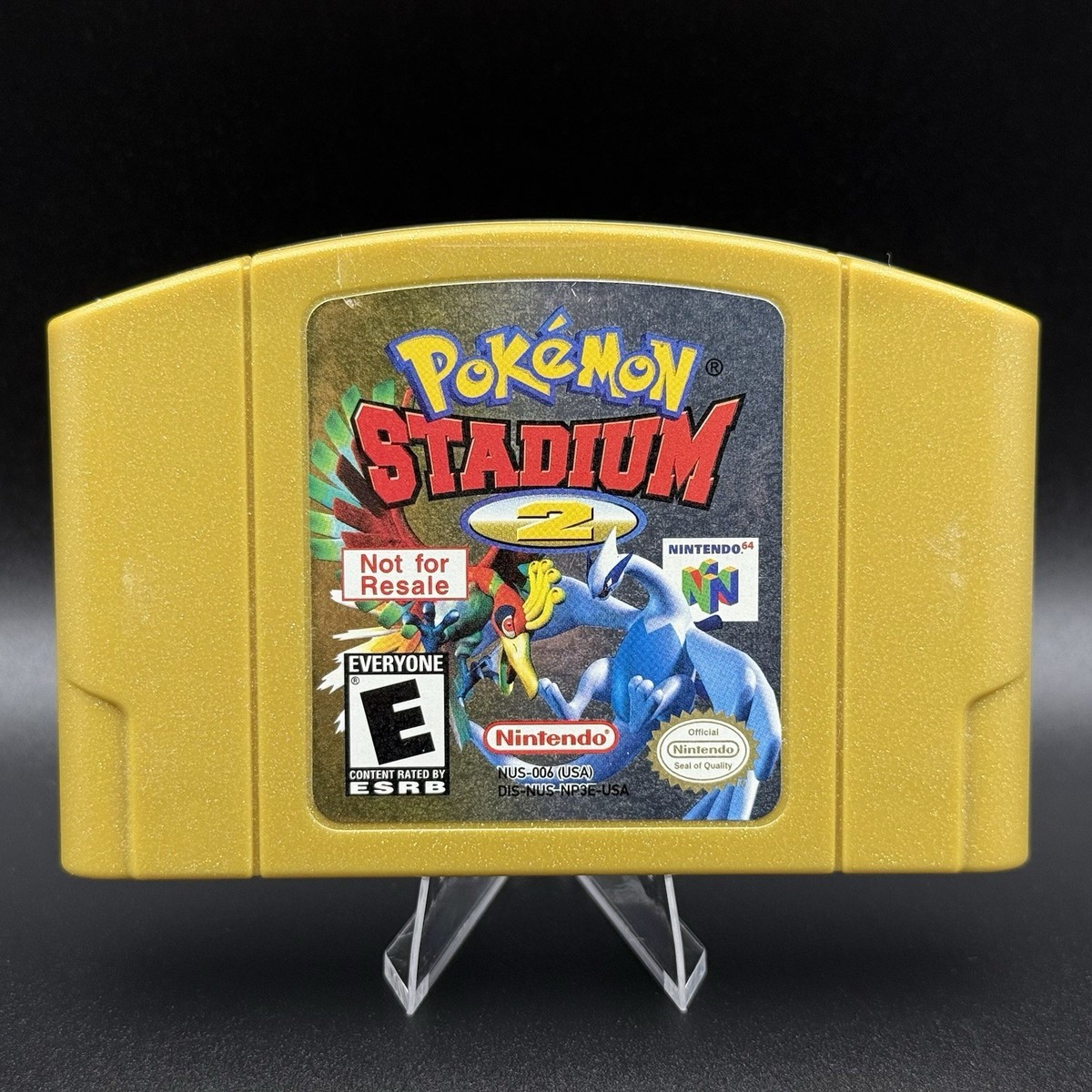 Pokemon Stadium (Nintendo 64, N64) Not For Resale Authentic CLEANED  TESTED