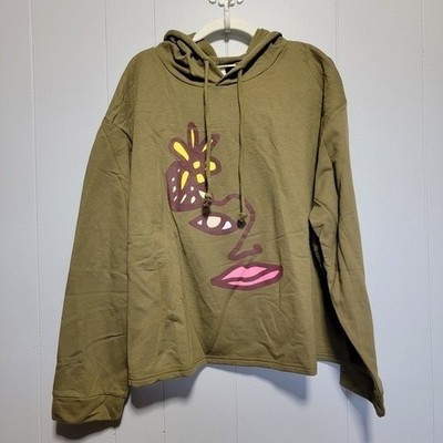 Olive Green Graphic Hoodie by TakePride