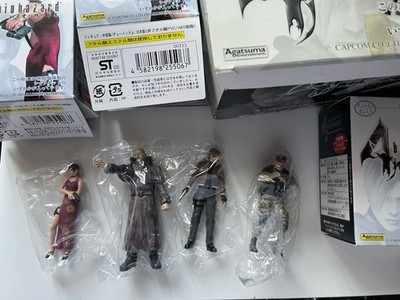 Resident Evil 4 Figuren Agatsuma Ada, Leon, Krauser, Mendez In Box  + Display