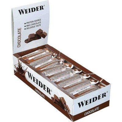 (43,45 EUR/kg) Weider Protein Riegel 24x35g Eiweiß Snack Muskelaufbau