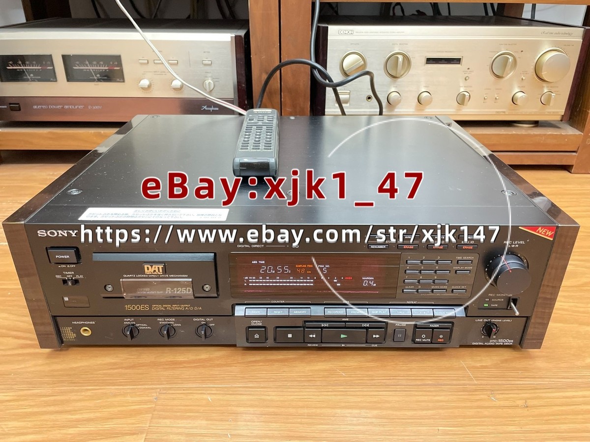 E205 SONY ソニー DAT DTC 1500ES 廃盤品 レア 1pcs SONY DTC-1500ES 6 Magnetic Head DAT Digital Decoder Recorder