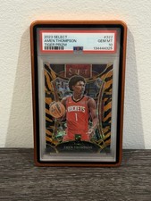 2023-24 Panini Select - Mezzanine Level Amen Thompson Tiger Prizm PSA 10