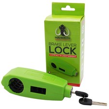 Mammoth Security Motorbike Brake Lever Lock - Compact, Hi-Vis Theft Protection