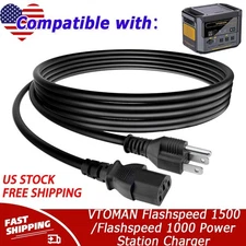 AC Charging Cable for VTOMAN Flashspeed 1500/Flashspeed 1000 Power Station