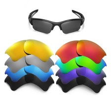 Cofery 3 Pairs Same Color Replacement Lenses for Oakley Flak Jacket XLJ