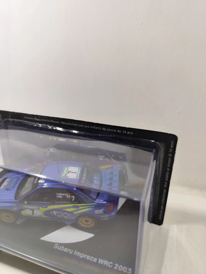Subaru Impreza WRC 2003 Solberg #7 – Modellino Rally 1:43 (New Zealand) - Immagine 4 di 4