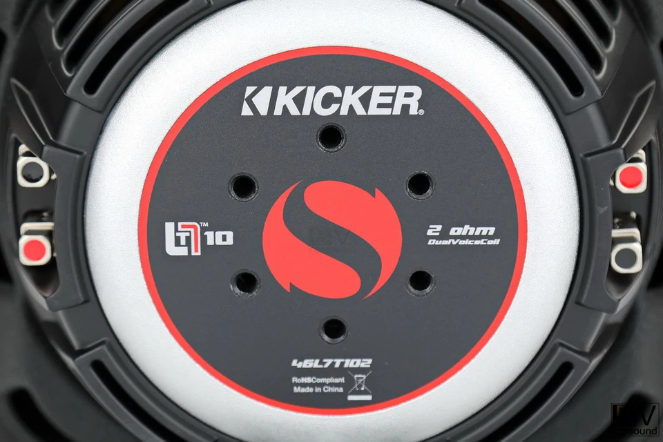 Subwoofer Kicker 10" Solobaric L7 Woofer L7T102 25cm Flach Chassis 500 Watt RMS - Bild 3 von 4