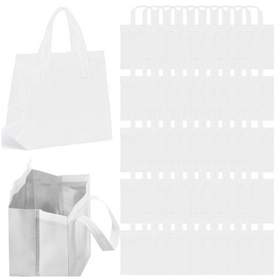50 Pcs Insulated Take Away Bags Bulk Thermal Insul