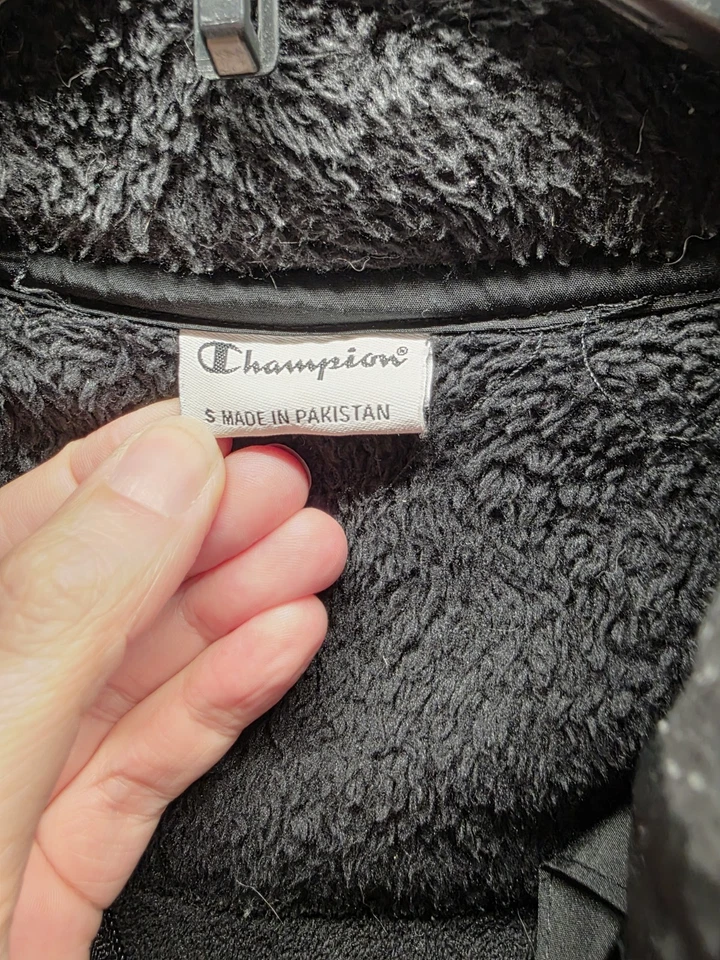 Champion Womens Black Fleece Jacket With Harvard University Crest Size Small - Image 3 of 4