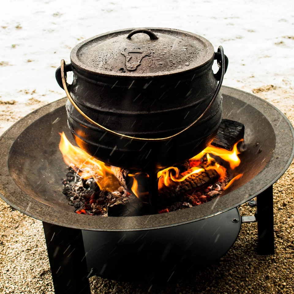 BBQ-Toro Potjie Bollitore in Ghisa Arrostitore, Pentola Africana come Dutch Oven - Immagine 2 di 4
