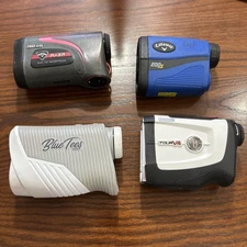 Golf Laser Rangefinder Lot Bushnell, Blue Tees. (2) Callaway