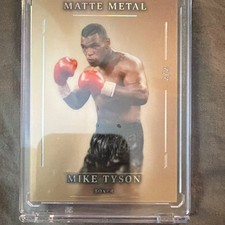 Wild Card 2026 Matte Metal Mike Tyson Serial Numbered 2/2 Boxing Card