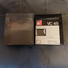 VCR Video Cassette VC 45 BASF chromdioxid für Heimvideorekorder Philips Grundig