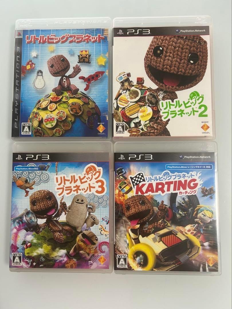 Little Big Planet 1 2 3 & Karting set PS3 PlayStation 3 Japan